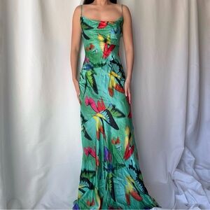 Mirae Elsa Butterfly Silk Dress